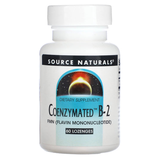 Source Naturals, Coenzymated B-2, 18 mg, 60 Lozenges - Image 1