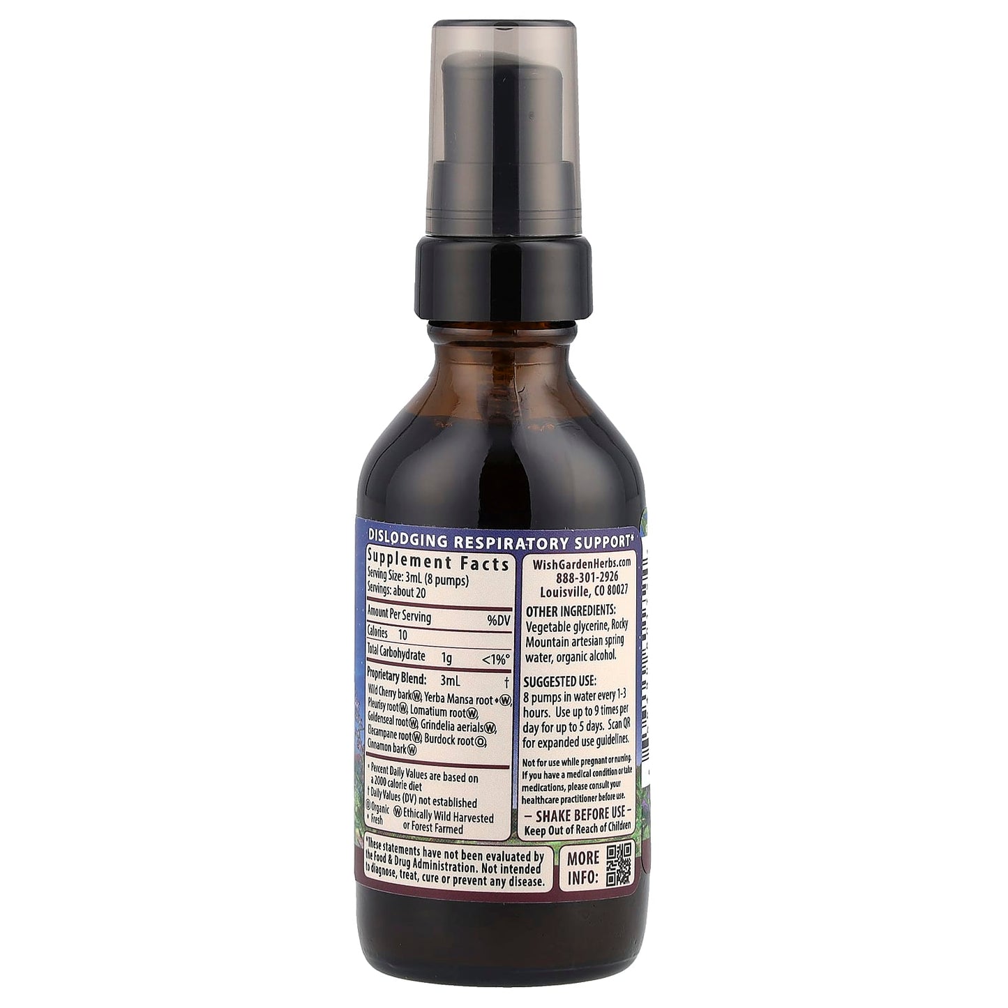 WishGarden Herbs, Get™ Over It!, 2 fl oz (59 ml) - Image 2
