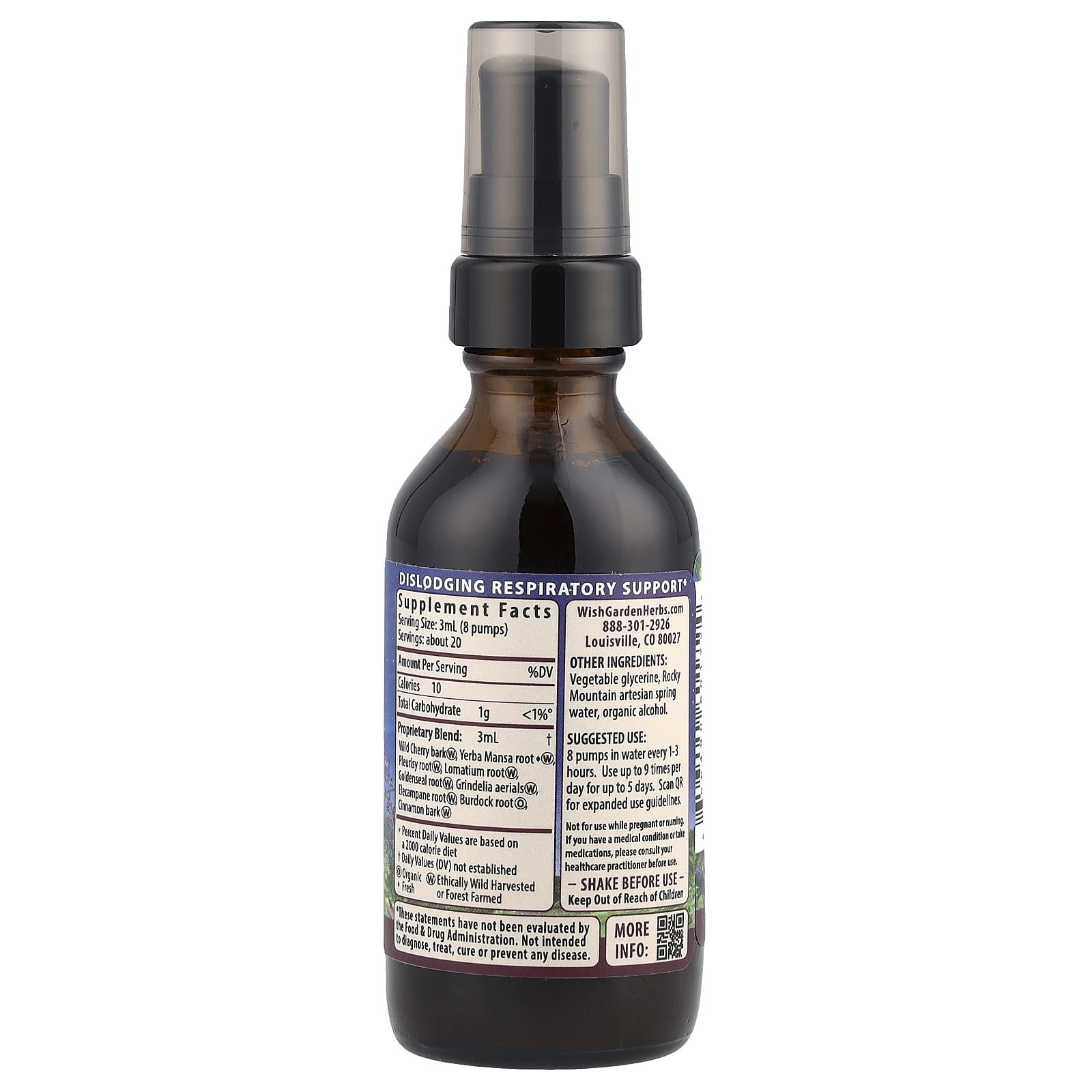 WishGarden Herbs, Get™ Over It!, 2 fl oz (59 ml) - Image 2
