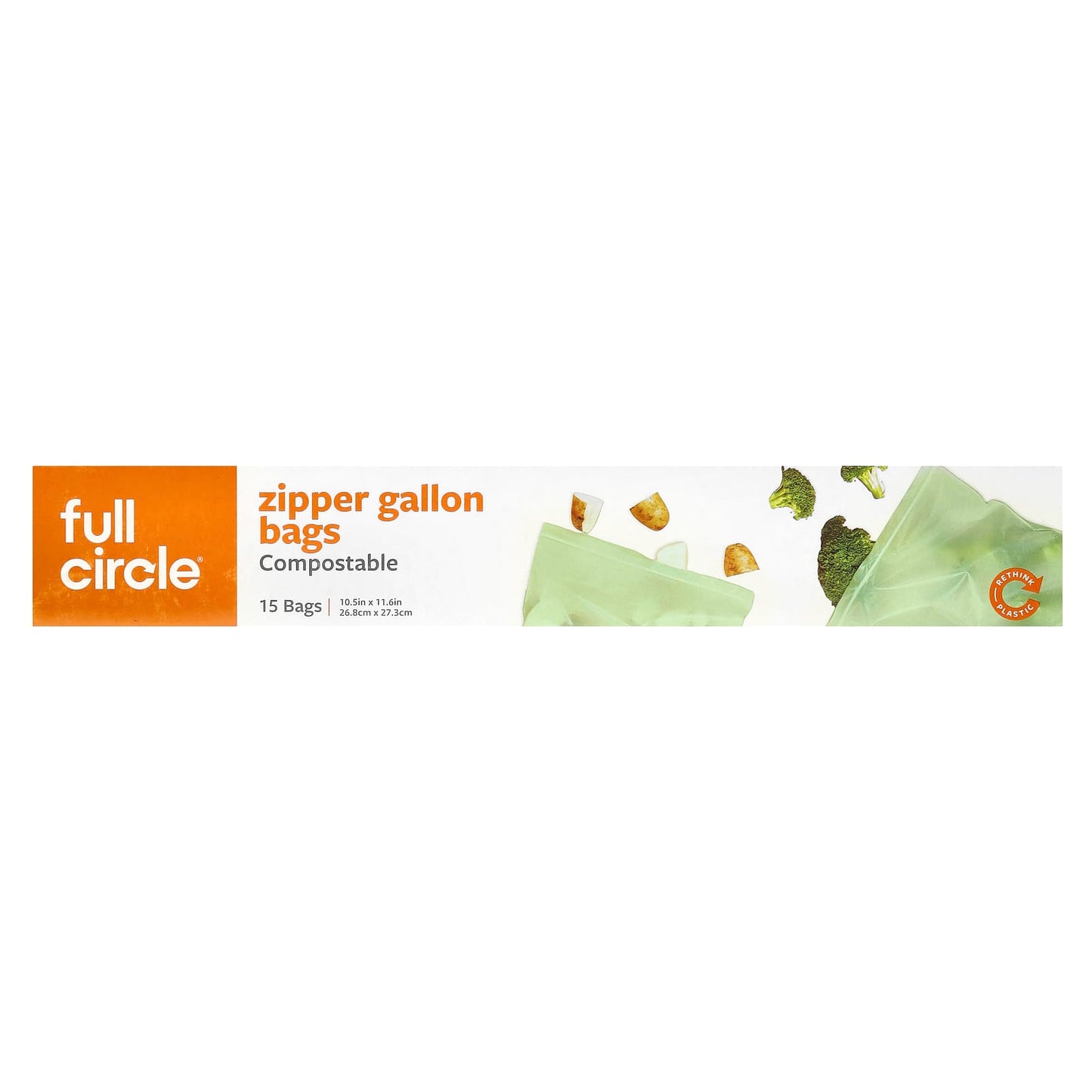 Eco-Friendly Compostable Bags by Full Circle - 15 Count - Image 1