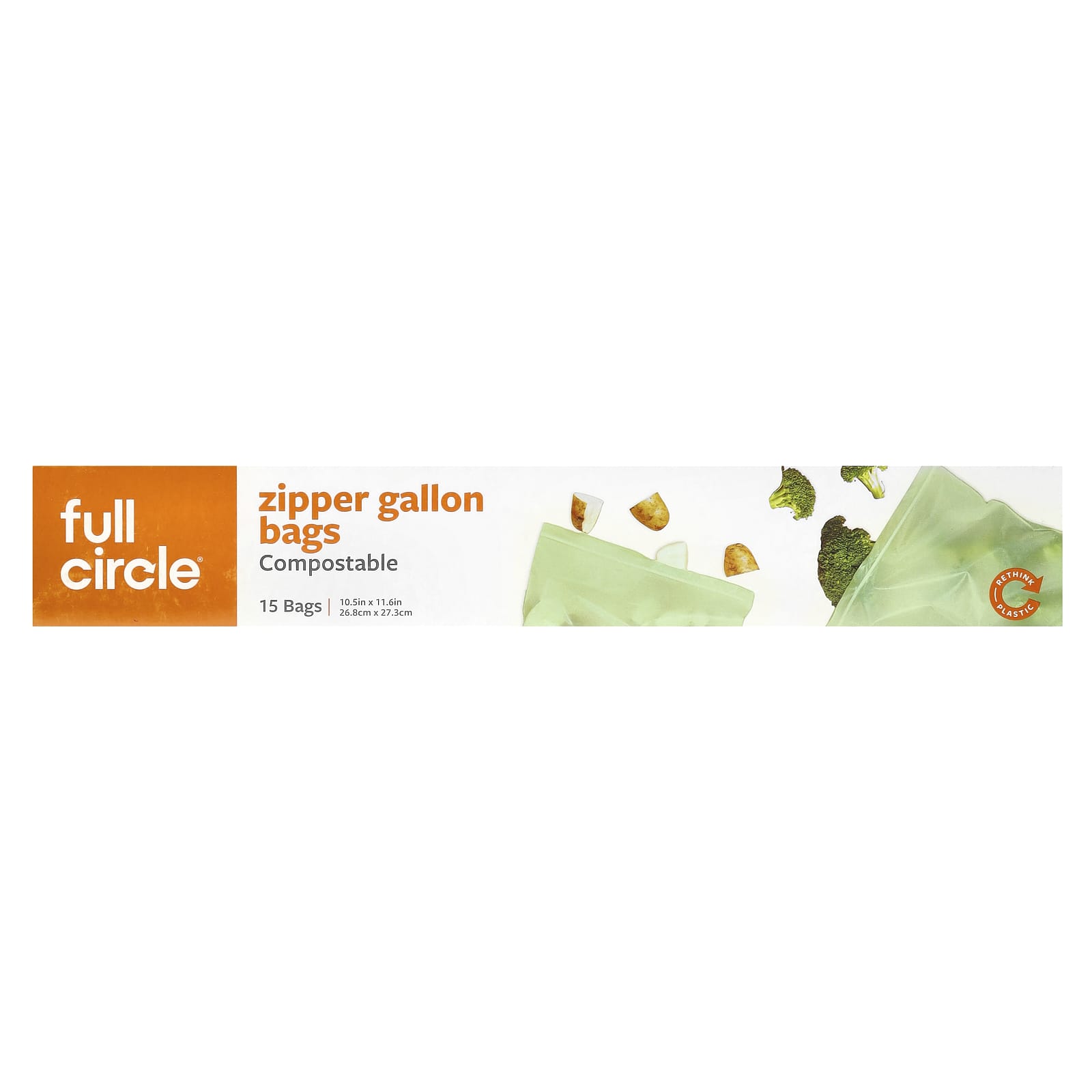 Eco-Friendly Compostable Bags by Full Circle - 15 Count - Image 1
