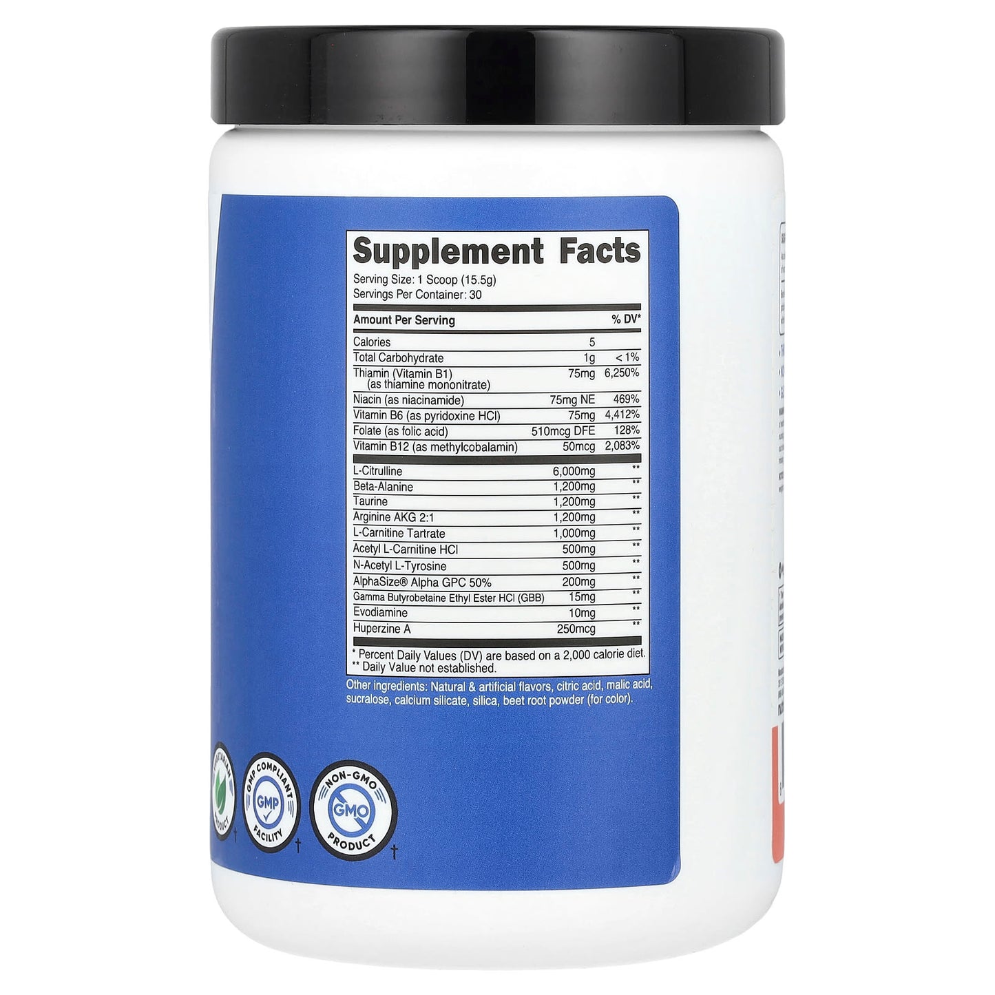 Nutricost, Performance, Pre-SF, Stimulant-Free Pre-Workout Complex, Pink Lemonade, 1 lb (465 g) - Image 2