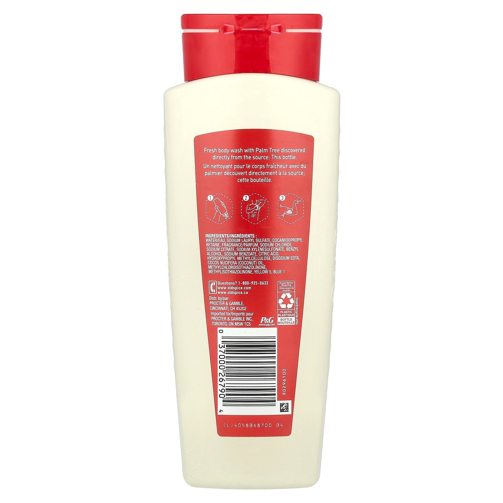 Old Spice, Body Wash, Fiji with Palm Tree, 16 fl oz (473 ml) - Image 2