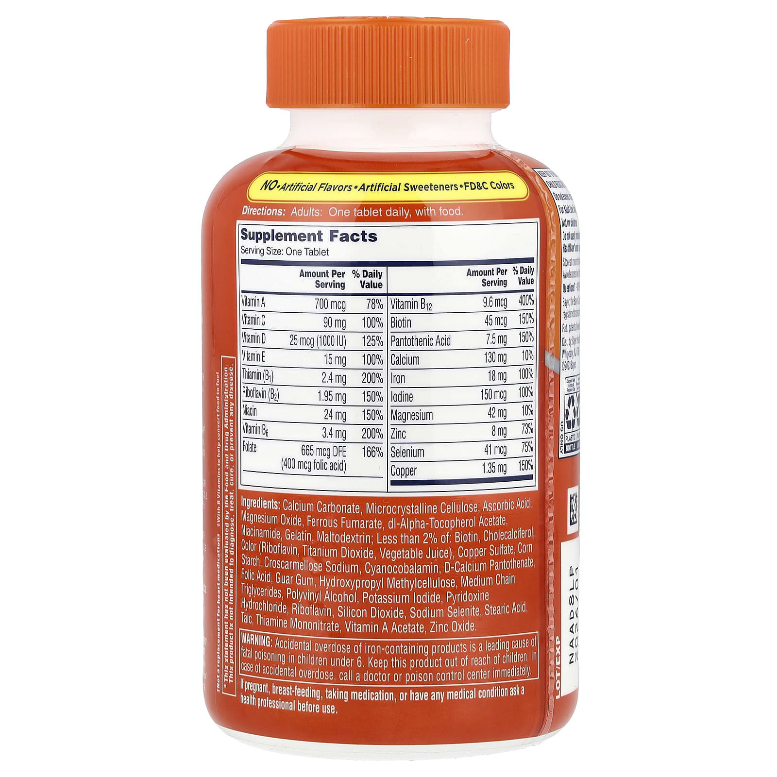 One-A-Day, Women's Complete Multivitamin, 200 Tablets - Image 2