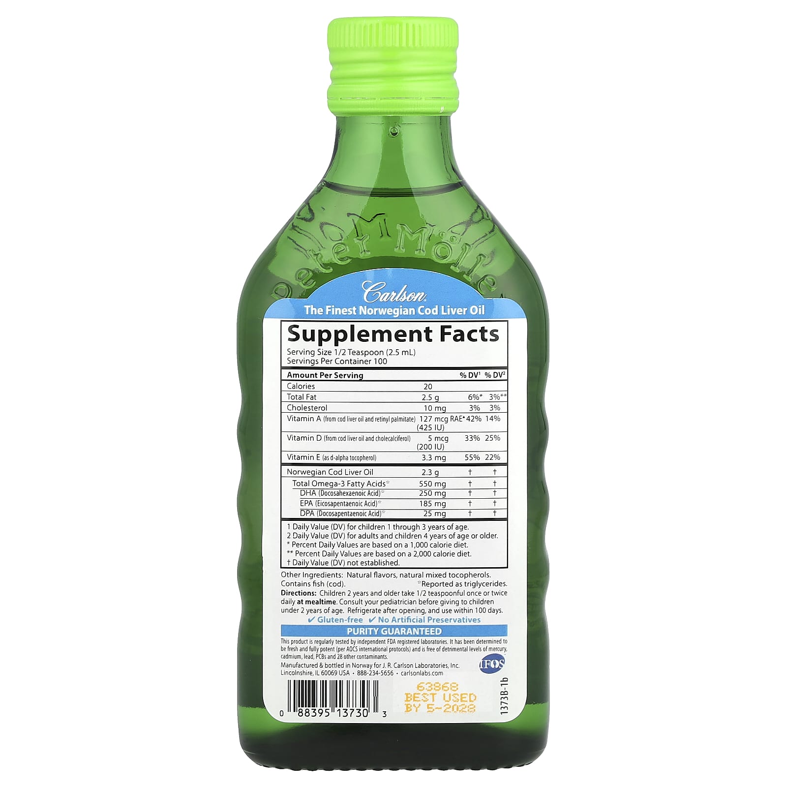 Norwegian Cod Liver Oil for Kids - Natural Immunity & Brain Health - Image 2