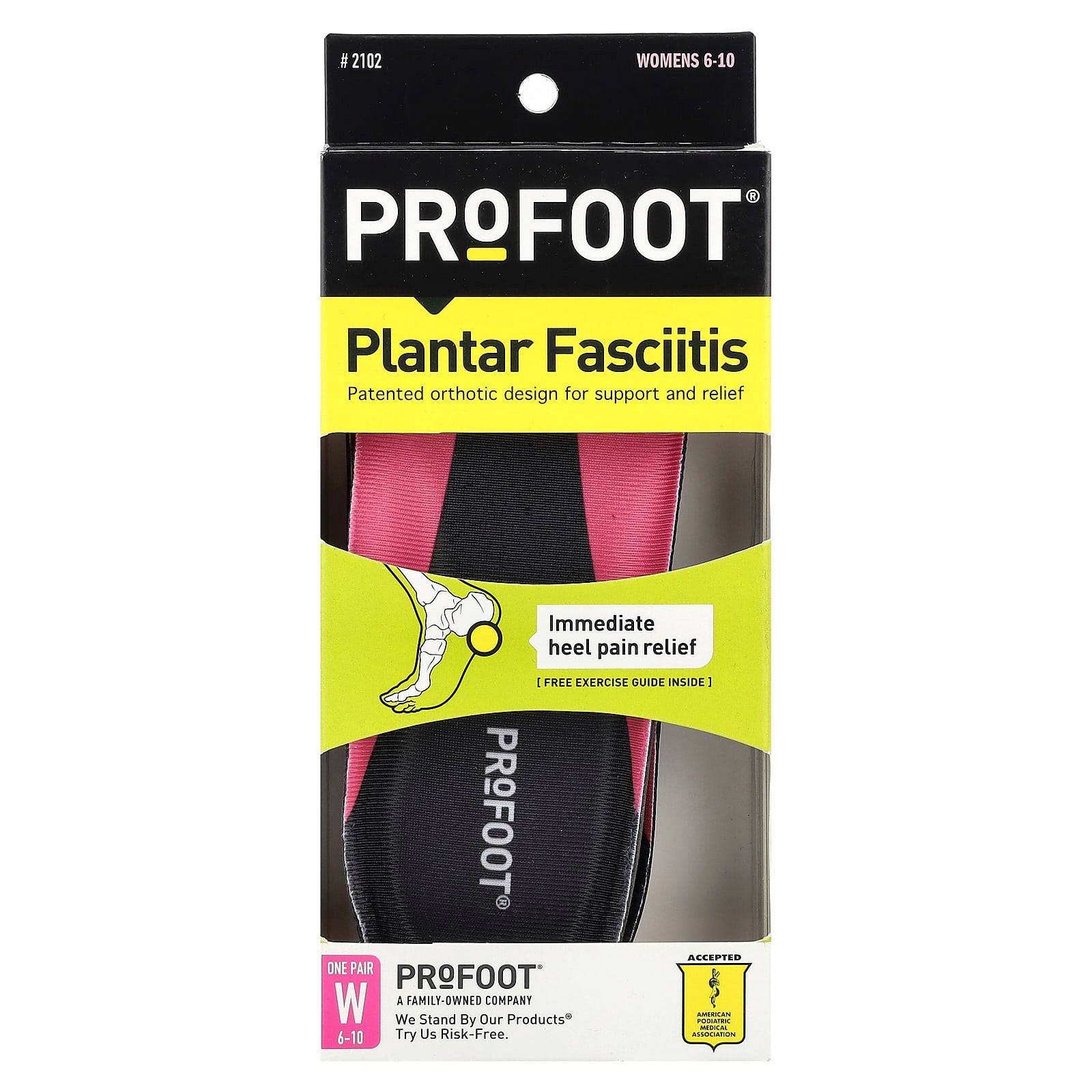 Profoot, Plantar Fasciitis, Women 6-10, 1 Pair - Image 1