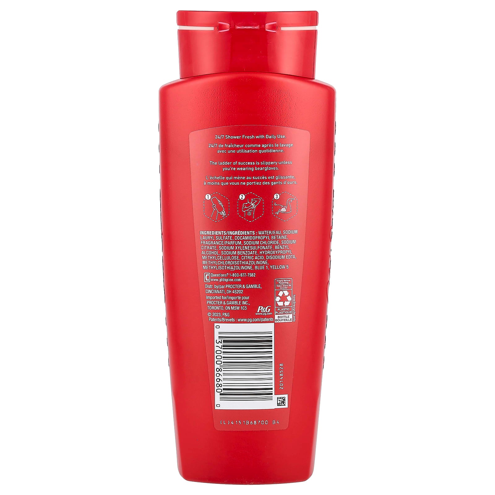 Old Spice, Bearglove, Body Wash, Shower Fresh , 16 fl oz (473 ml) - Image 2