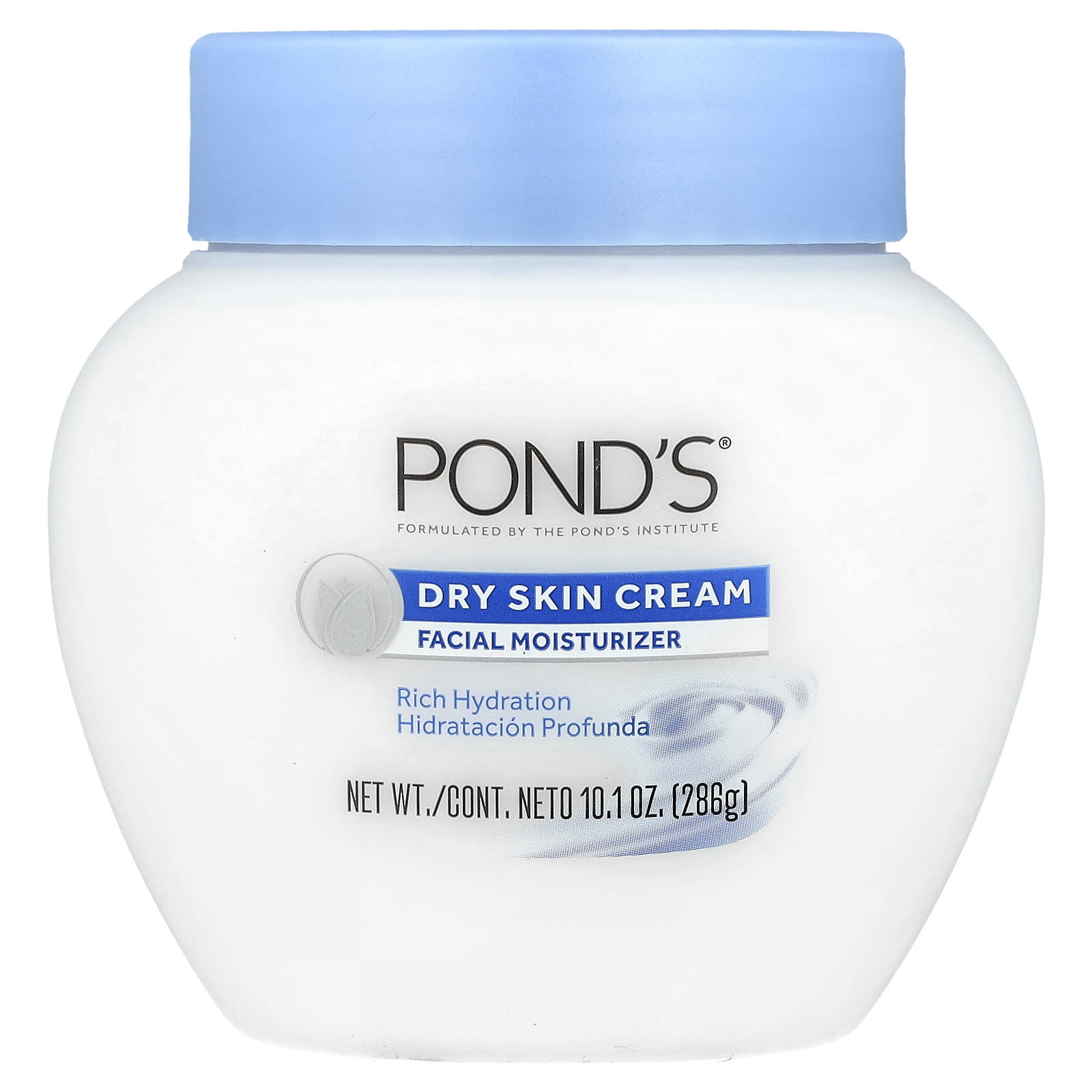 Pond's, Dry Skin Cream, Facial Moisturizer, 10.1 oz (286 g) - Image 1