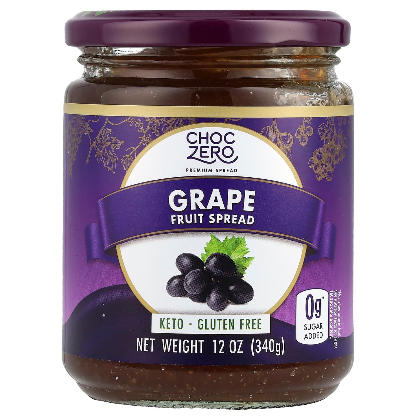 Keto Grape Jelly | Sugar-Free Grape Spread by ChocZero | 12 oz - Image 2