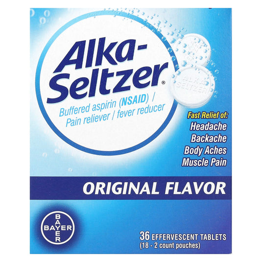 Alka-Seltzer Original - Fast Pain Relief & Fever Reducer - Image 1