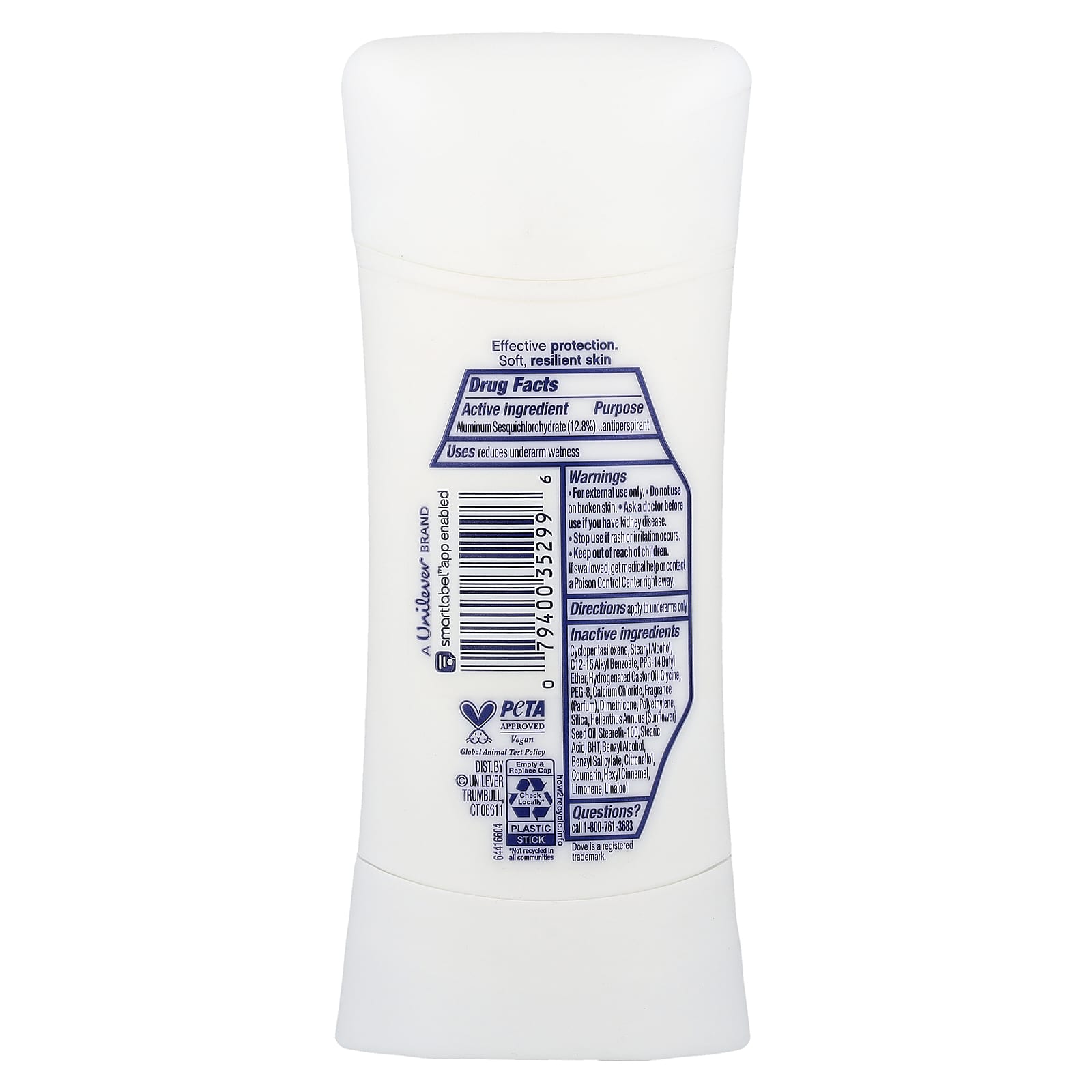 Dove Advanced Care Antiperspirant Deodorant for Soft, Resilient Skin - 2.6 oz - Image 2