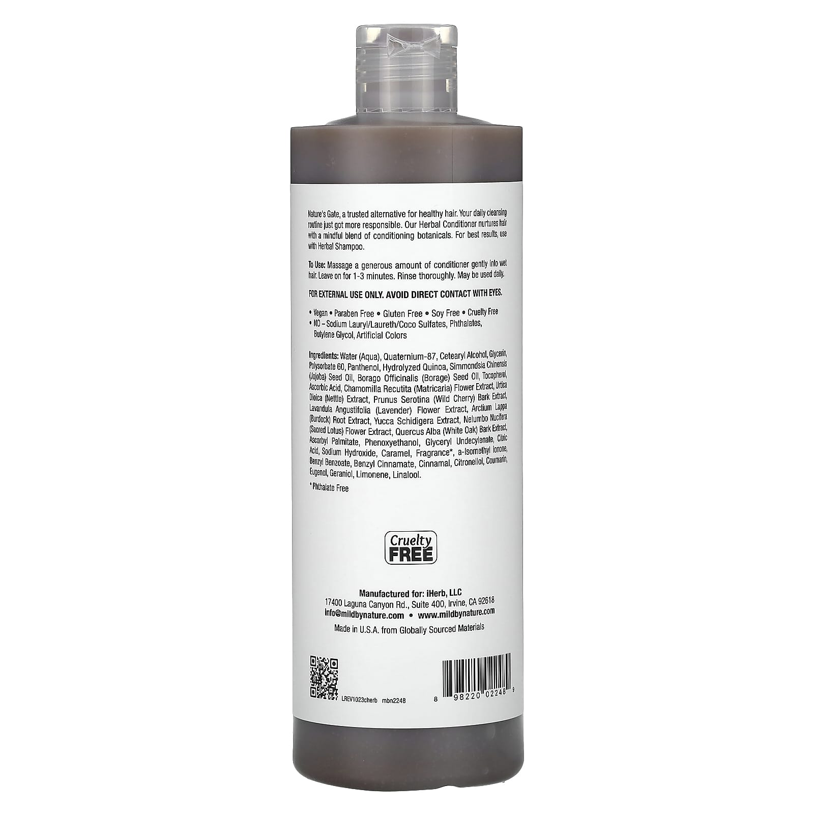 Natural Hair Care Conditioner for Normal Hair - Paraben Free, Vegan - Image 2