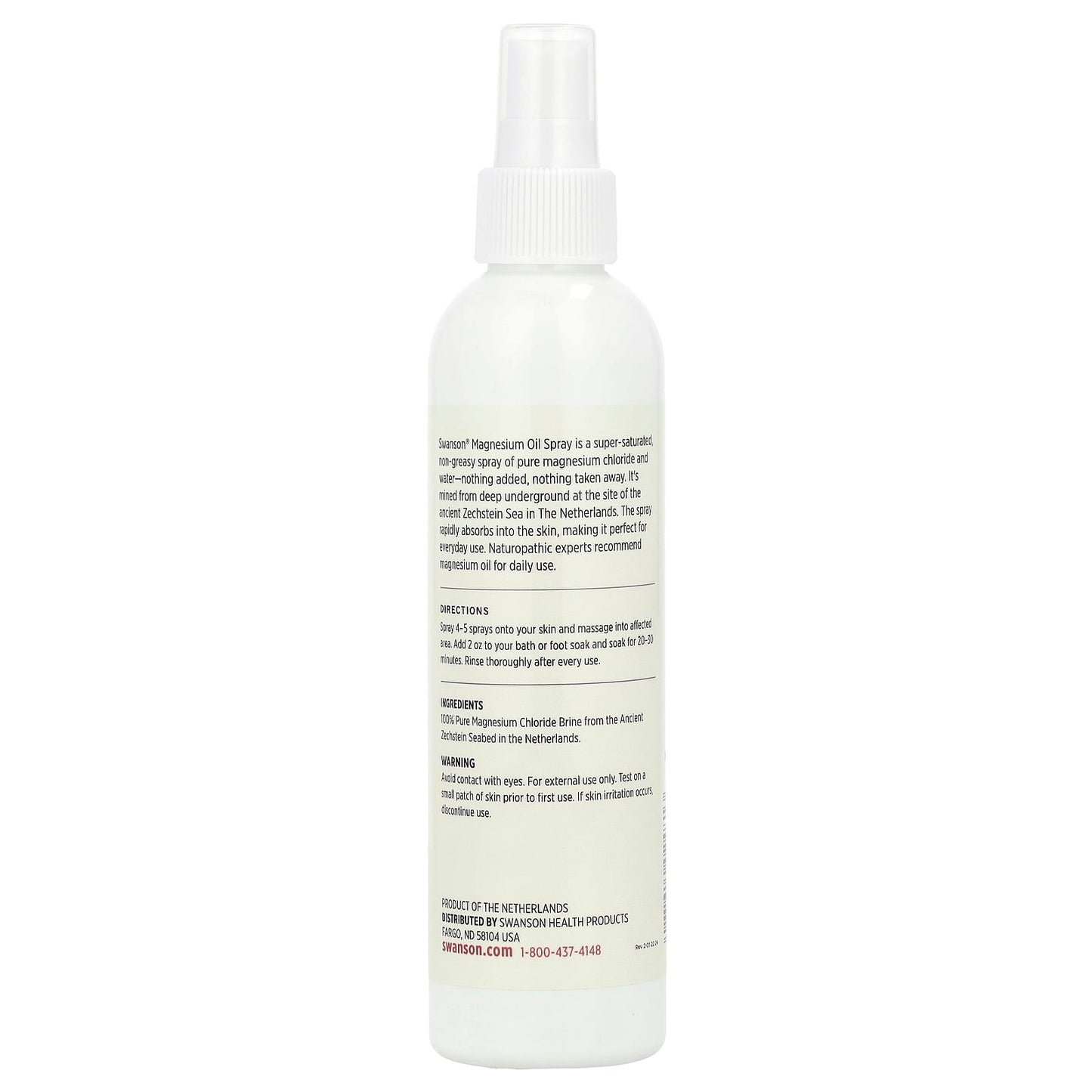 Swanson, Magnesium Oil, 8 fl oz (237 ml) - Image 2