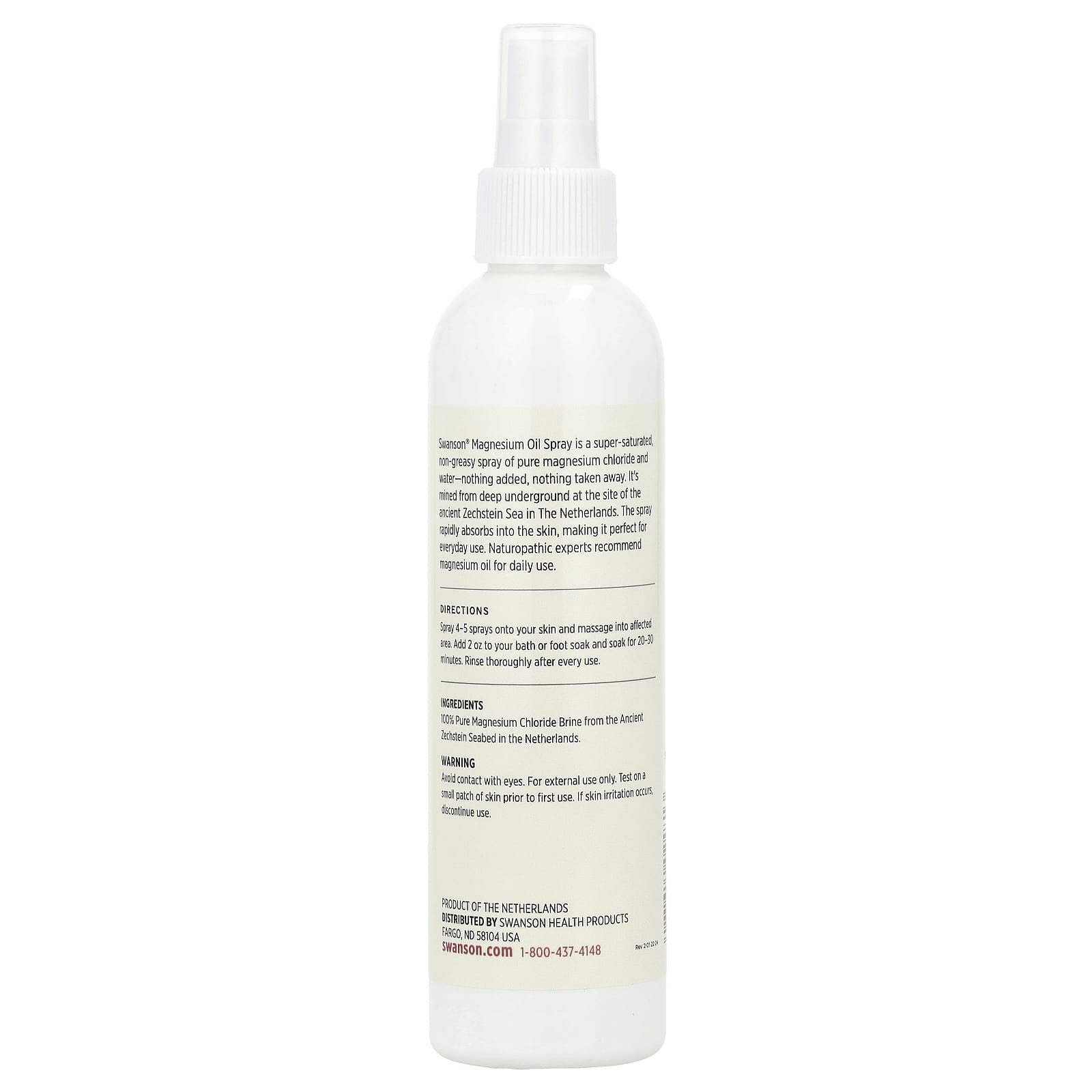 Swanson, Magnesium Oil, 8 fl oz (237 ml) - Image 2