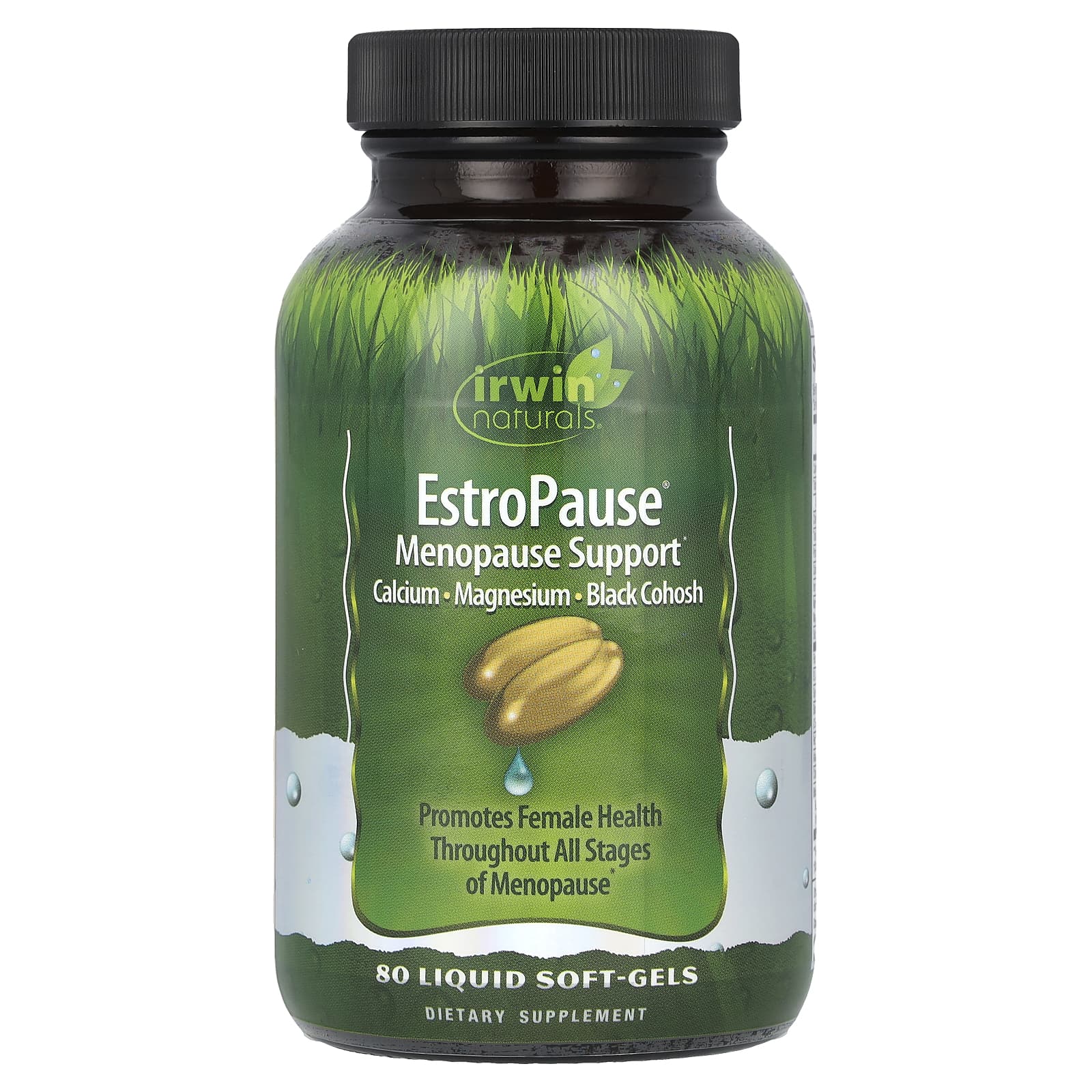 Irwin Naturals EstroPause Menopause Support for Women, Liquid Soft-Gels - Image 1