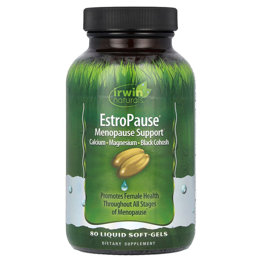 Irwin Naturals EstroPause Menopause Support for Women, Liquid Soft-Gels - Image 1