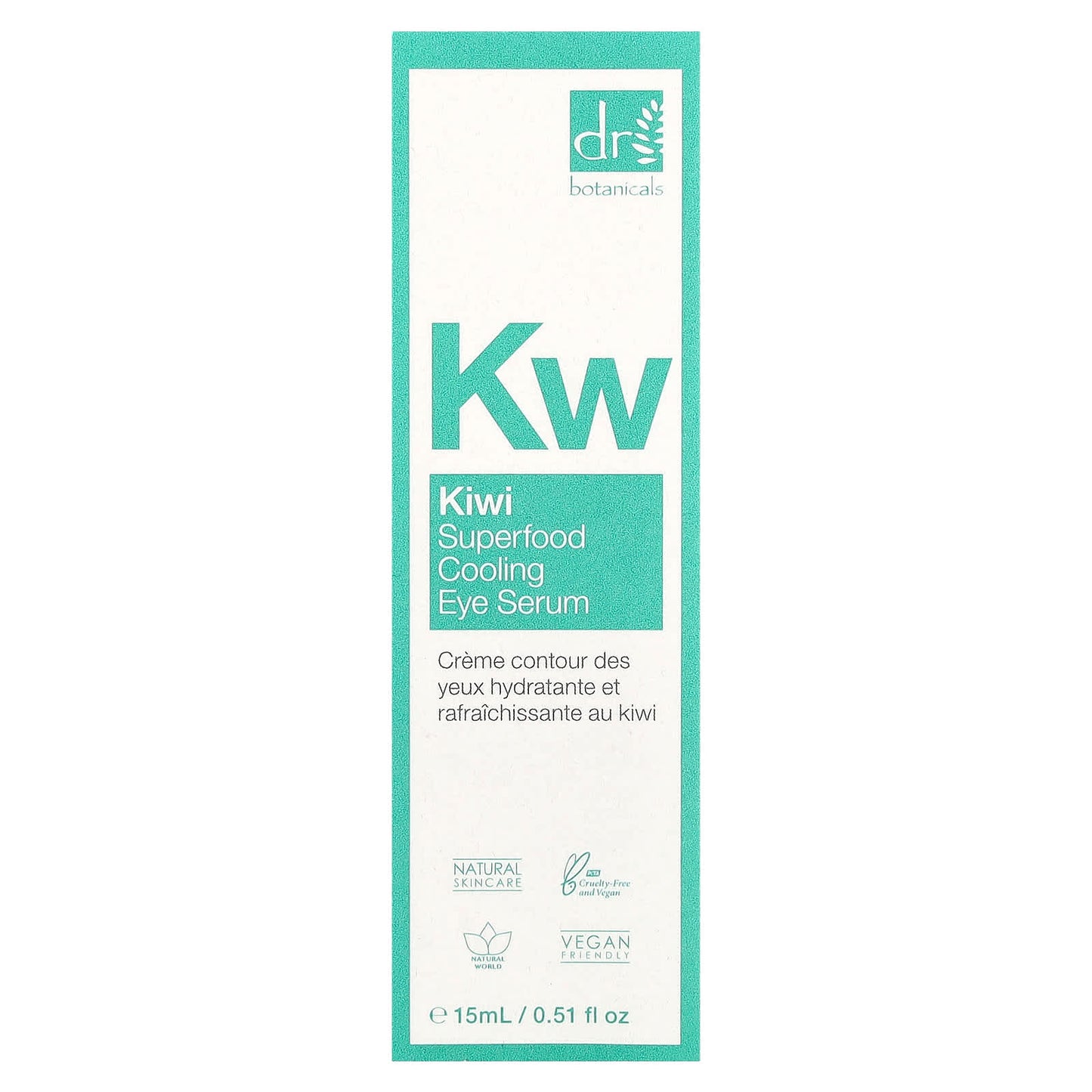 Dr. Botanicals Kiwi Superfood Cooling Eye Serum, Natural Anti-Aging Treatment - Image 2