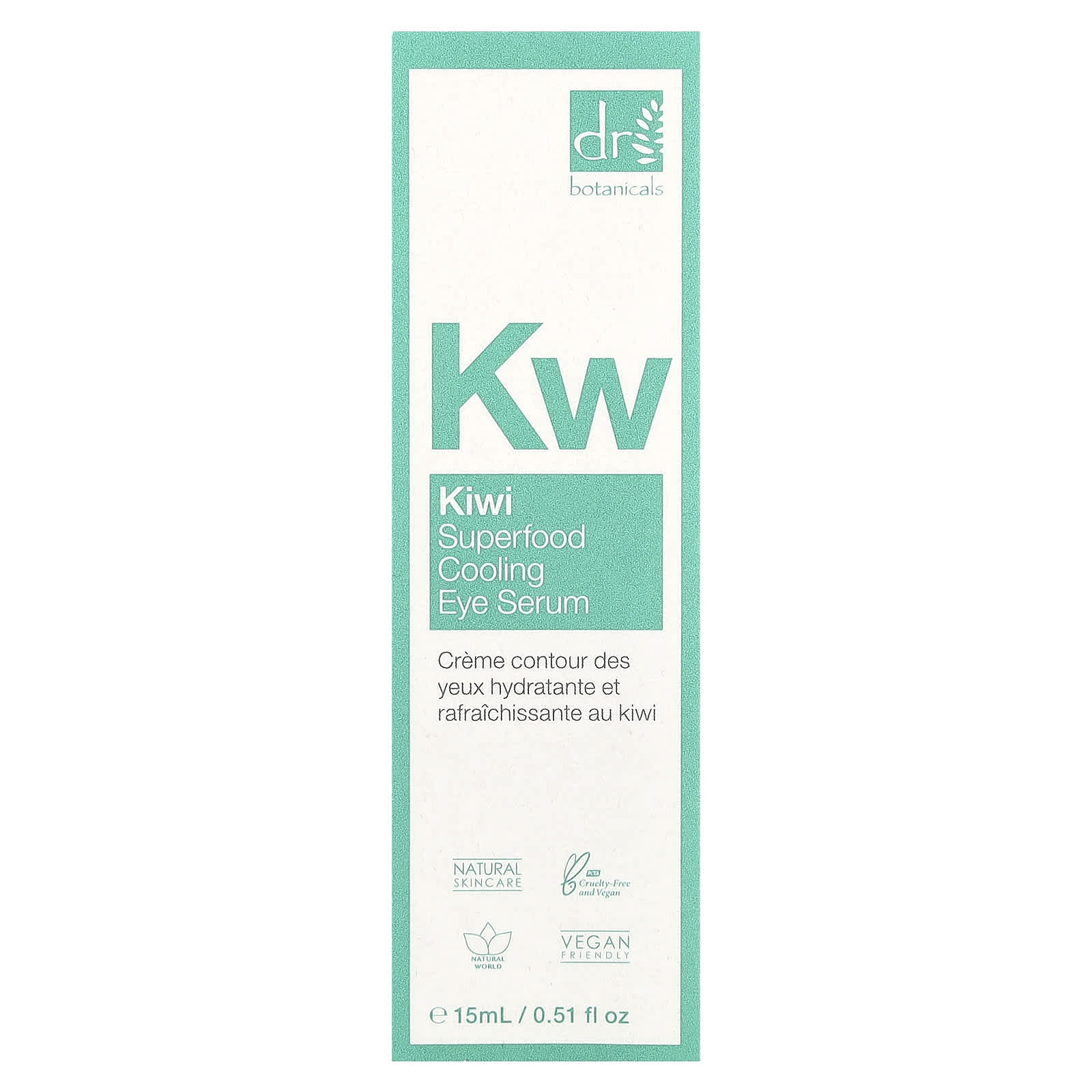 Dr. Botanicals Kiwi Superfood Cooling Eye Serum, Natural Anti-Aging Treatment - Image 2