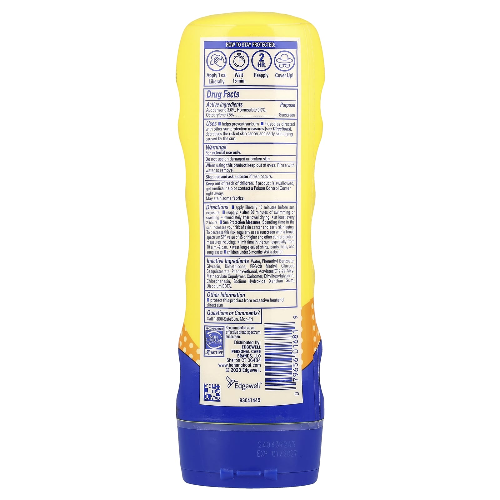 Banana Boat Kids Sport Sunscreen Lotion, SPF 50+, 6 fl oz - Image 2