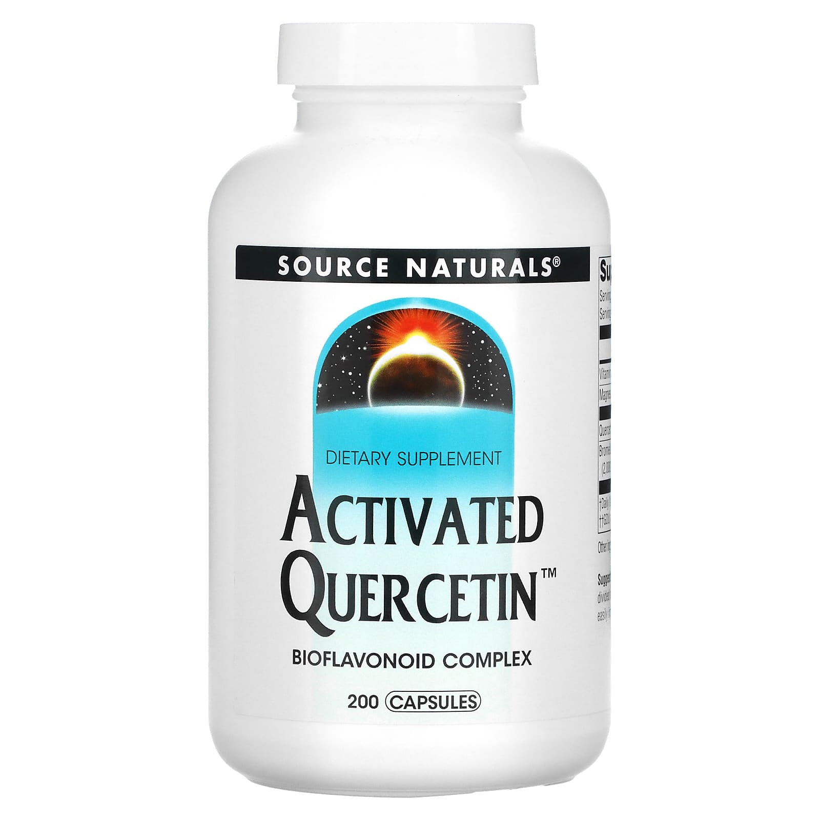 Source Naturals, Activated Quercetin, 200 Capsules - Image 1