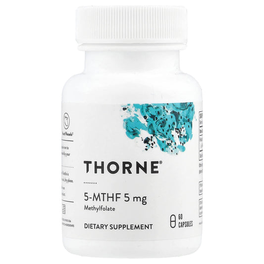 Thorne, 5-MTHF, 5 mg, 60 Capsules - Image 1