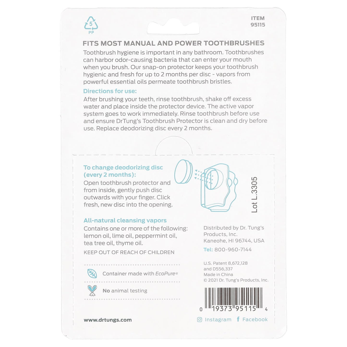 Fresh Breath for 2 Months with Dr. Tung's Toothbrush Protectors - Image 2