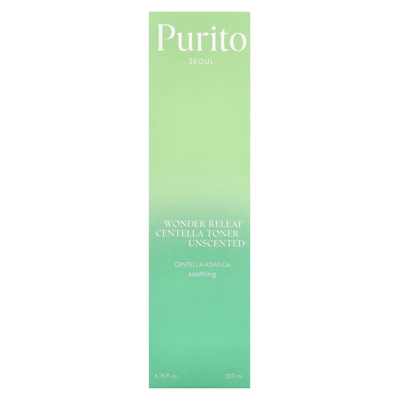 Purito, Wonder Releaf Centella Toner, Unscented, 6.76 fl oz (200 ml) - Image 2