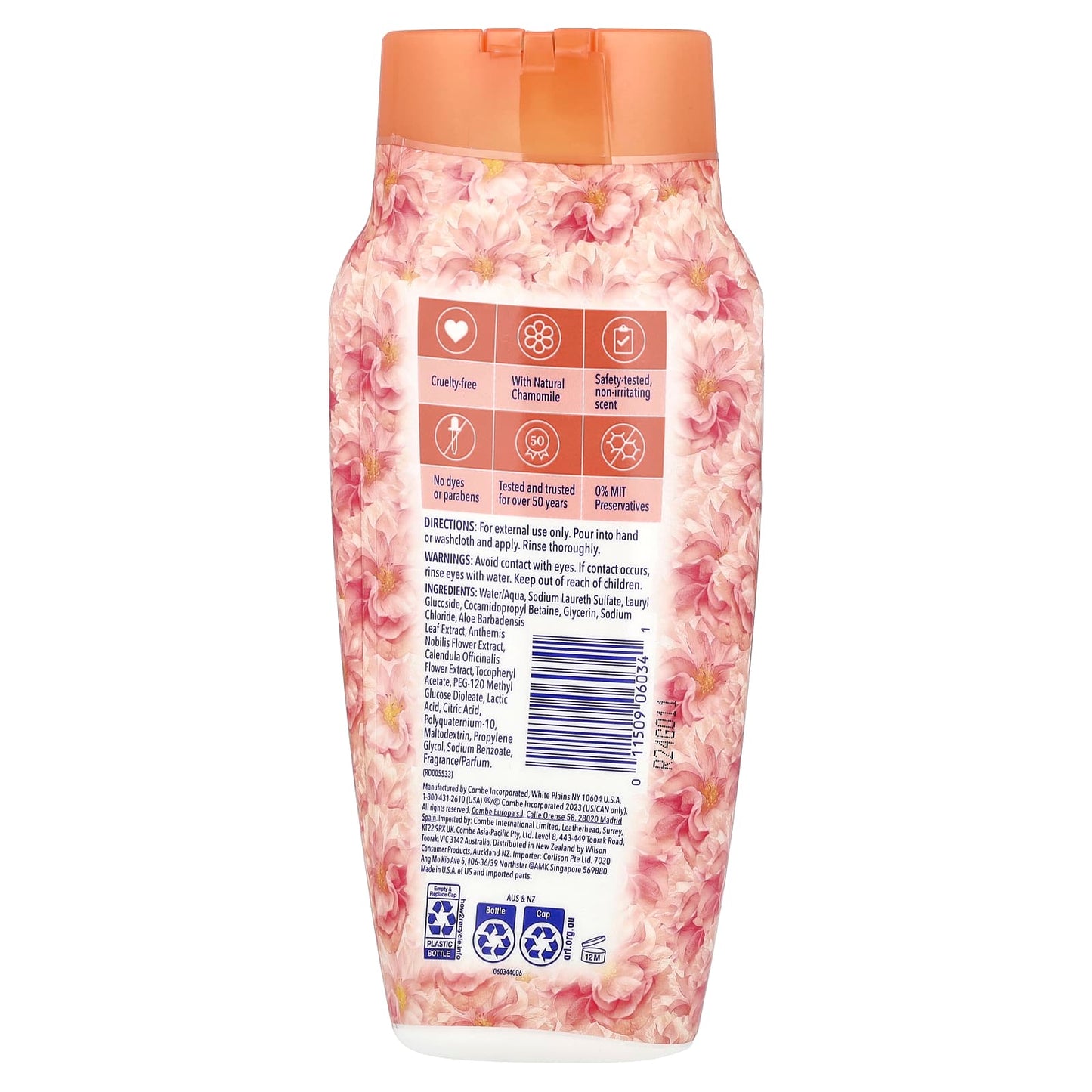 Vagisil, Scentsitive Scents®, Daily Intimate Wash, Peach Blossom, 12 fl oz (354 ml) - Image 2