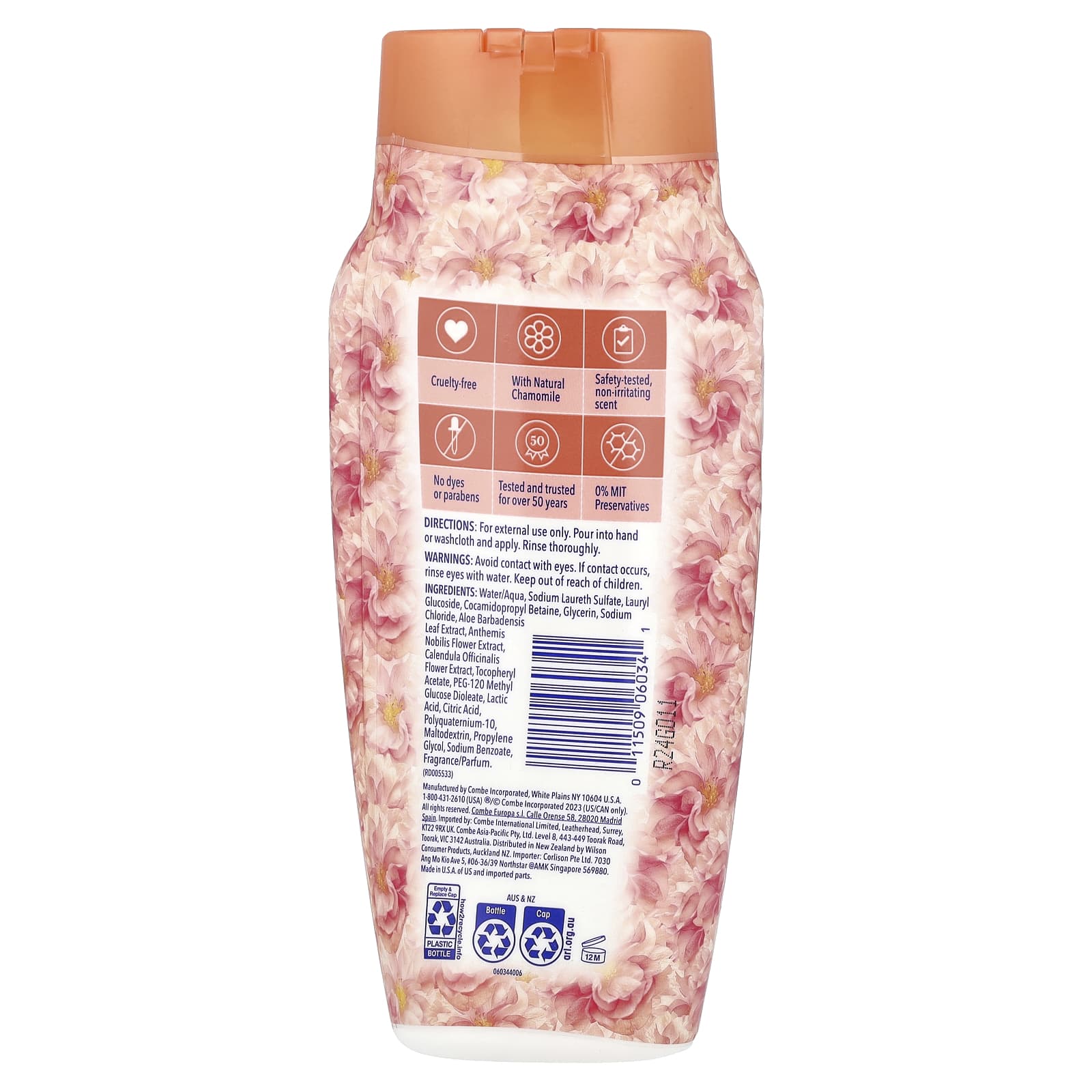 Vagisil, Scentsitive Scents®, Daily Intimate Wash, Peach Blossom, 12 fl oz (354 ml) - Image 2