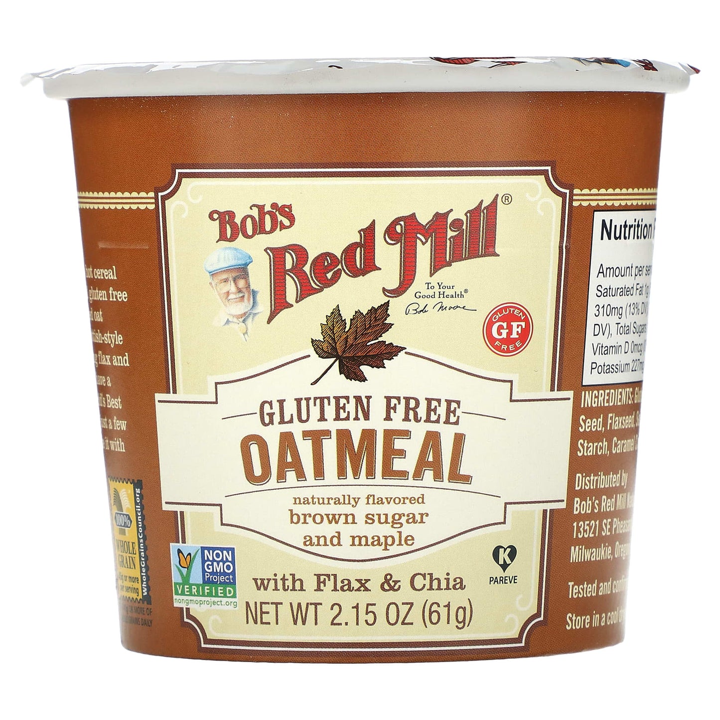 Gluten-Free Brown Sugar &amp; Maple Oatmeal by Bob's Red Mill - Image 1