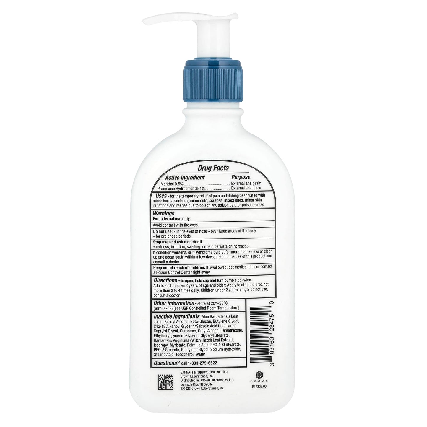 Sarna, Anti-Itch Lotion, Calm + Cool, 7.5 fl oz (222 ml) - Image 2