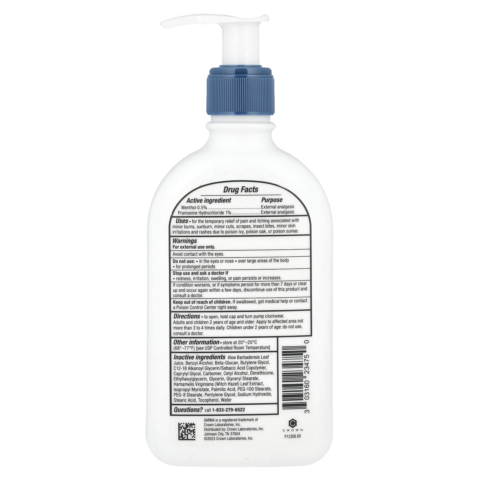 Sarna, Anti-Itch Lotion, Calm + Cool, 7.5 fl oz (222 ml) - Image 2