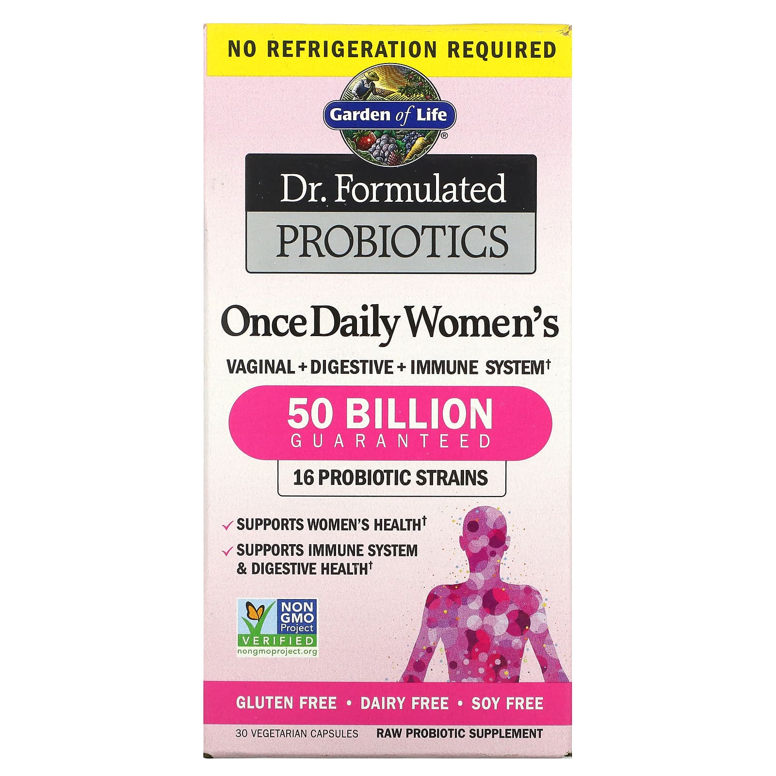Garden of Life Women's Probiotics - 50 Billion CFU for Digestive & Immune Health - Image 1