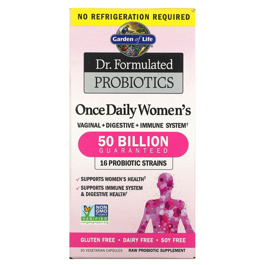 Garden of Life Women's Probiotics - 50 Billion CFU for Digestive & Immune Health - Image 1