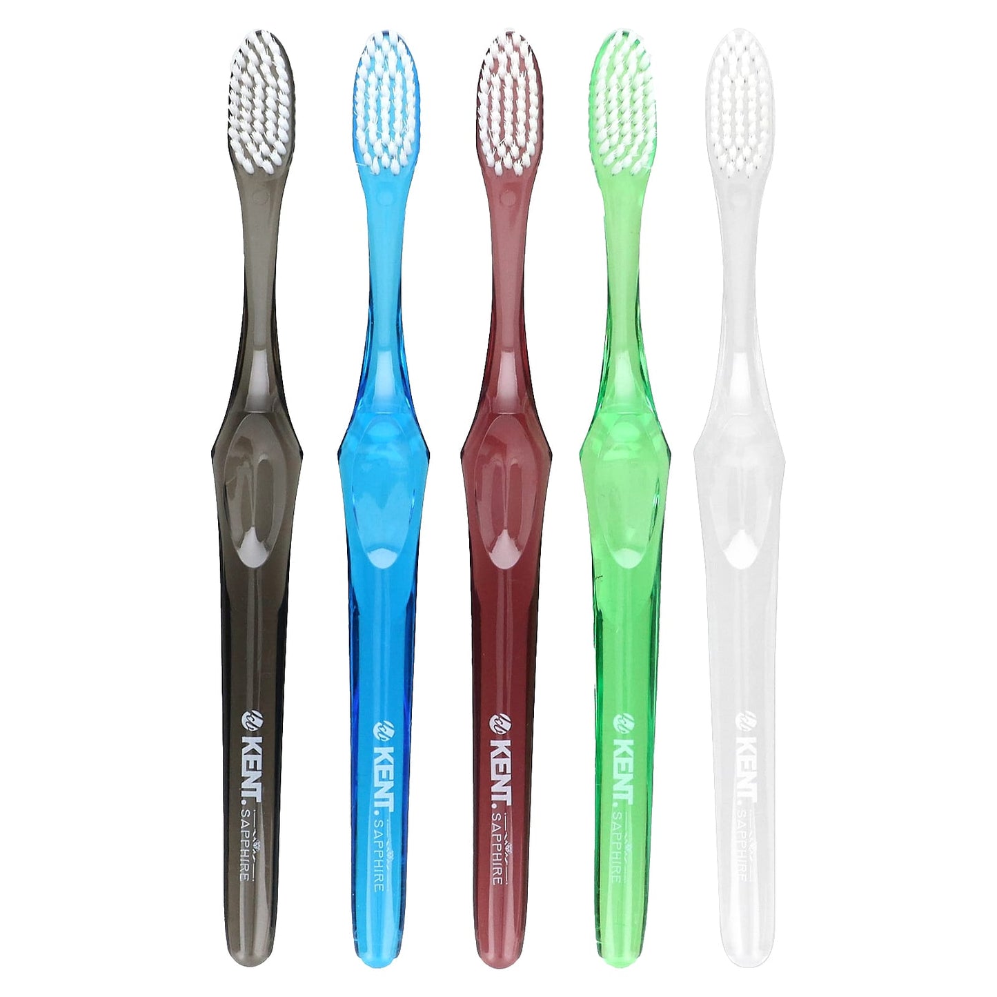 Kent, Ultra Soft Tootbrush, Sapphire, 5 Toothbrushes - Image 2