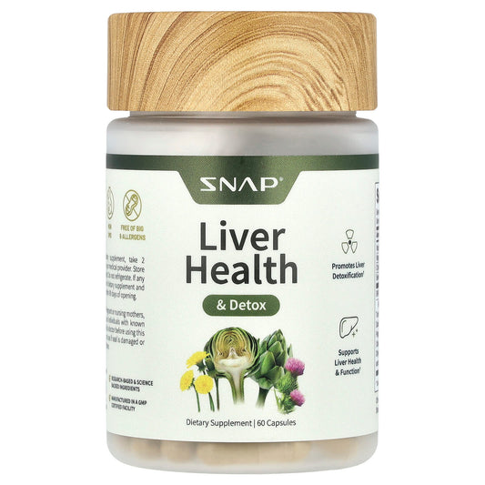 Snap Supplements, Liver Health & Detox, 60 Capsules - Image 1