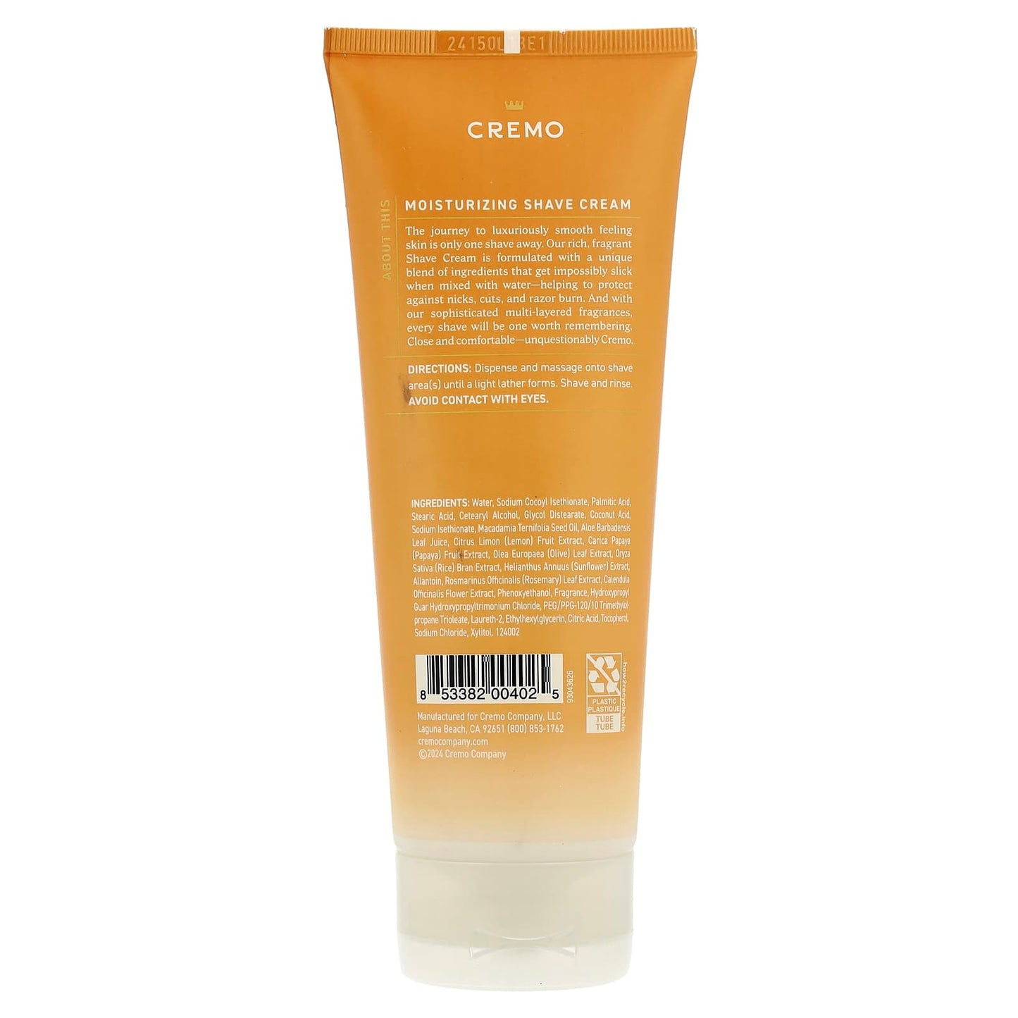 Coconut Mango Shave Cream by Cremo - Luxurious Smooth Skin - Image 2