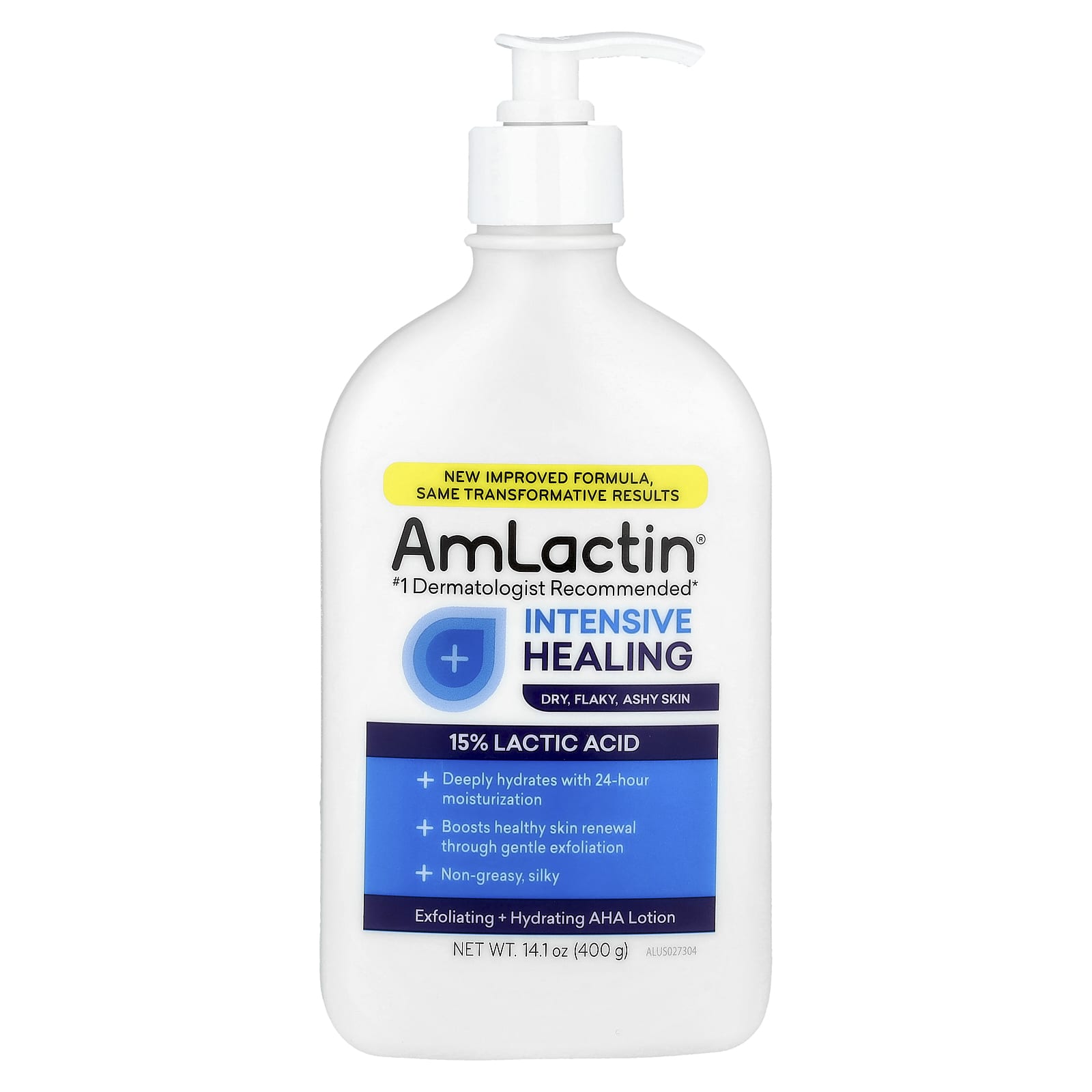 AmLactin Intensive Healing Lotion for Dry, Flaky Skin - 14.1 oz - Image 1