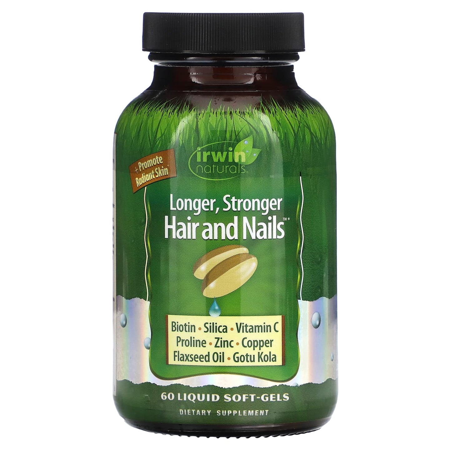 Irwin Naturals Hair, Skin & Nail Supplement - Longer, Stronger Hair & Nails - Image 1