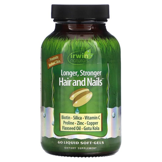 Irwin Naturals Hair, Skin & Nail Supplement - Longer, Stronger Hair & Nails - Image 1