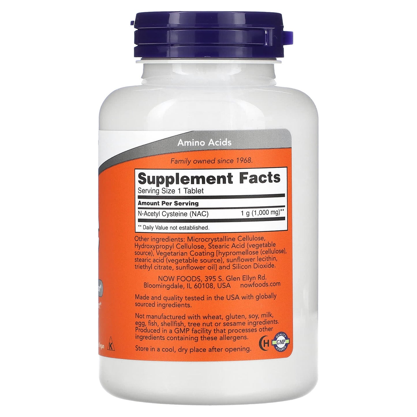 NOW Foods, NAC, 1,000 mg, 120 Tablets - Image 2