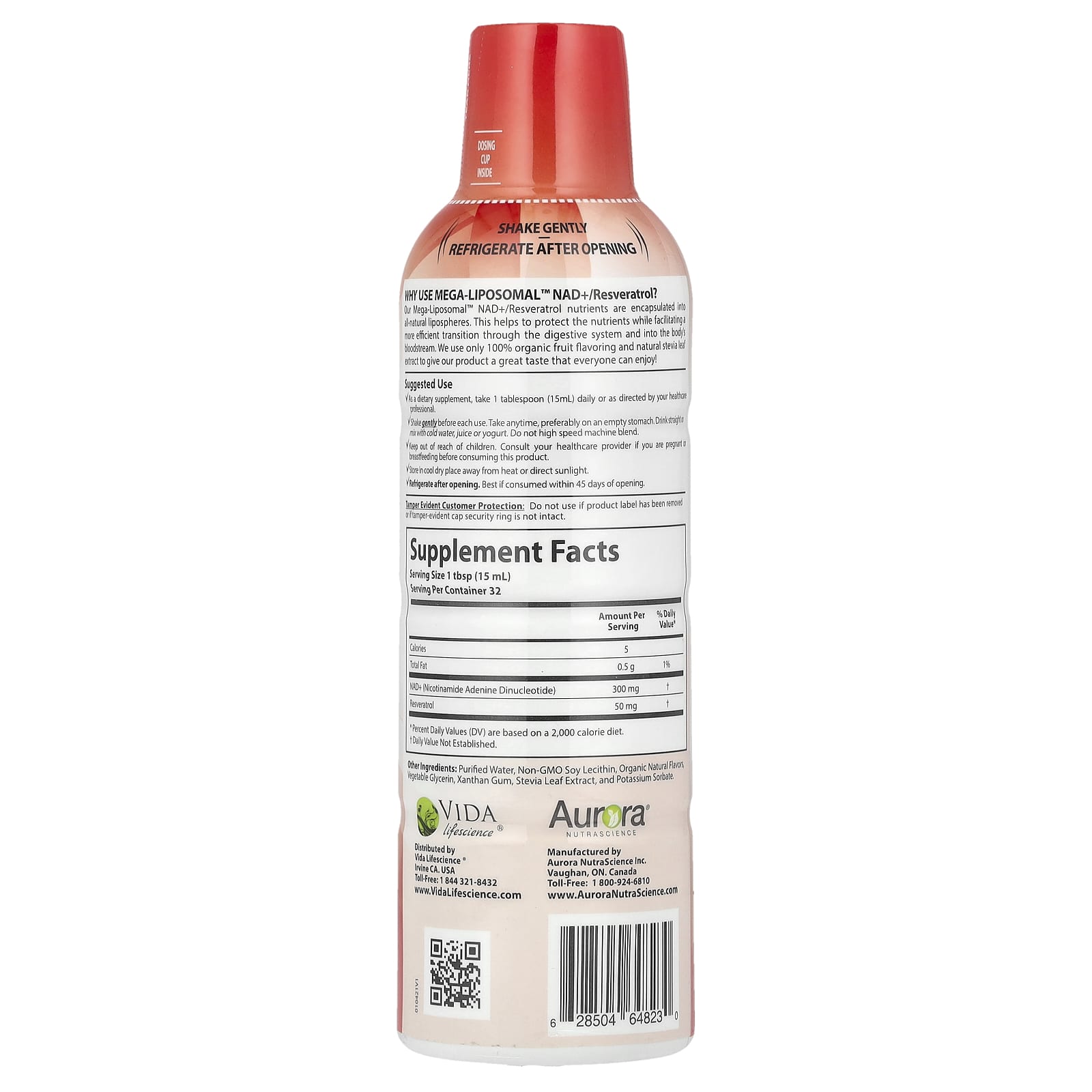 Boost Energy with Aurora Nutrascience Mega-Liposomal NAD+ & Resveratrol - Image 2