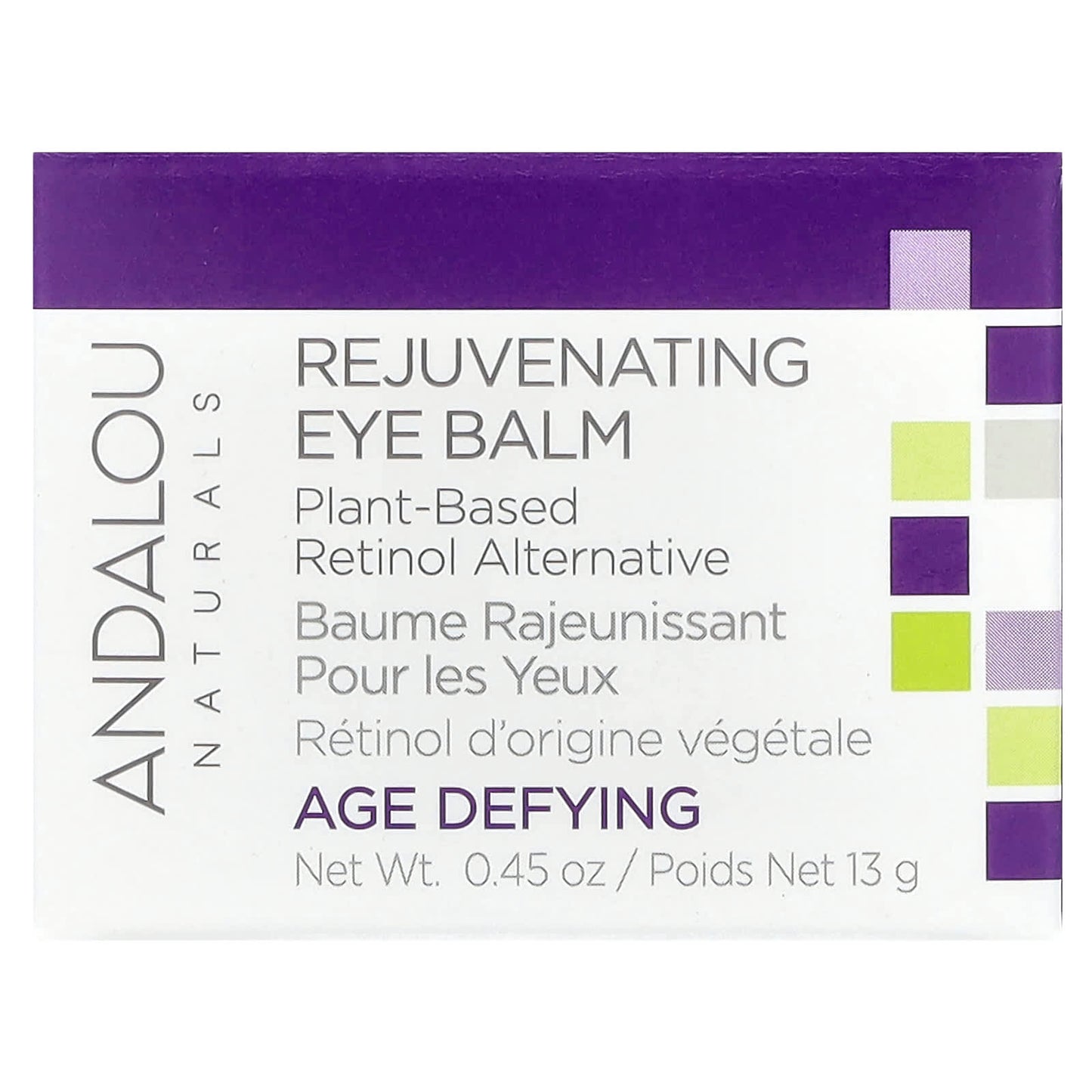 Andalou Naturals Rejuvenating Eye Balm - Plant-Based Retinol Alternative - Image 2