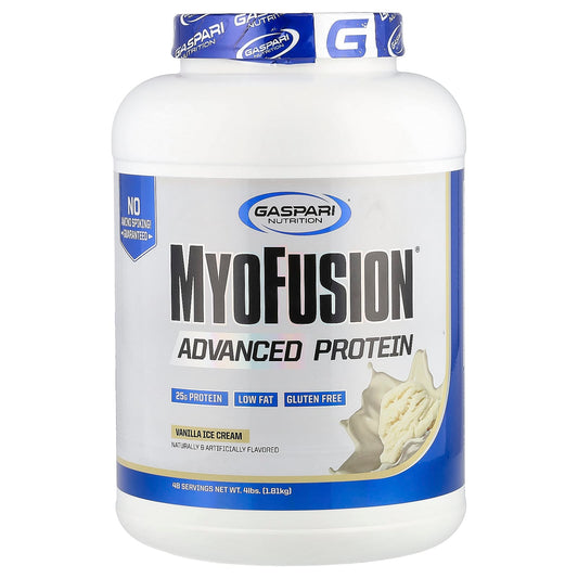 Gaspari Nutrition - MyoFusion Advanced Protein, Vanilla Ice Cream, 4 lbs - Image 1