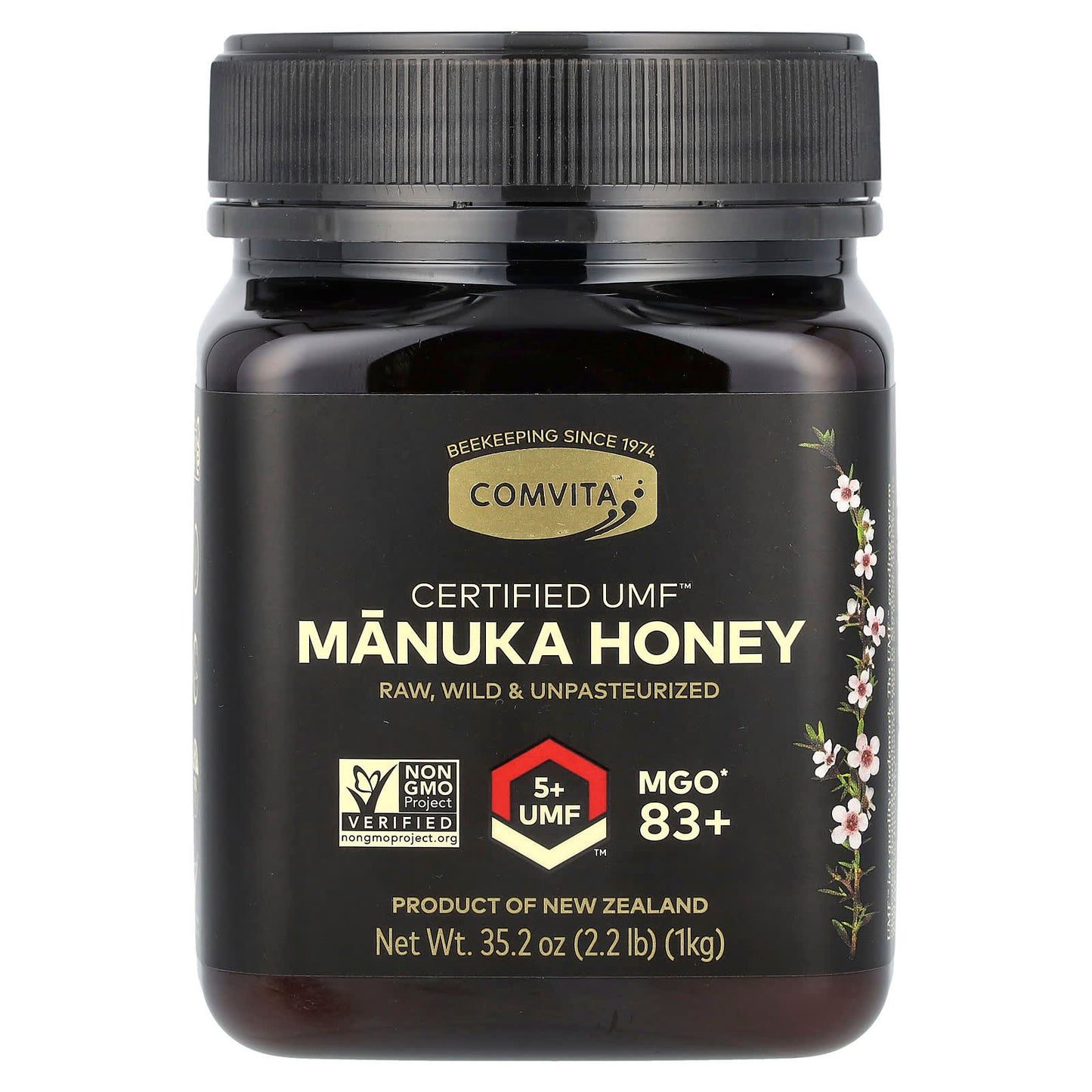 Comvita UMF 5+ Manuka Honey, 35.2 oz (1 kg), Natural Healing Benefits - Image 1