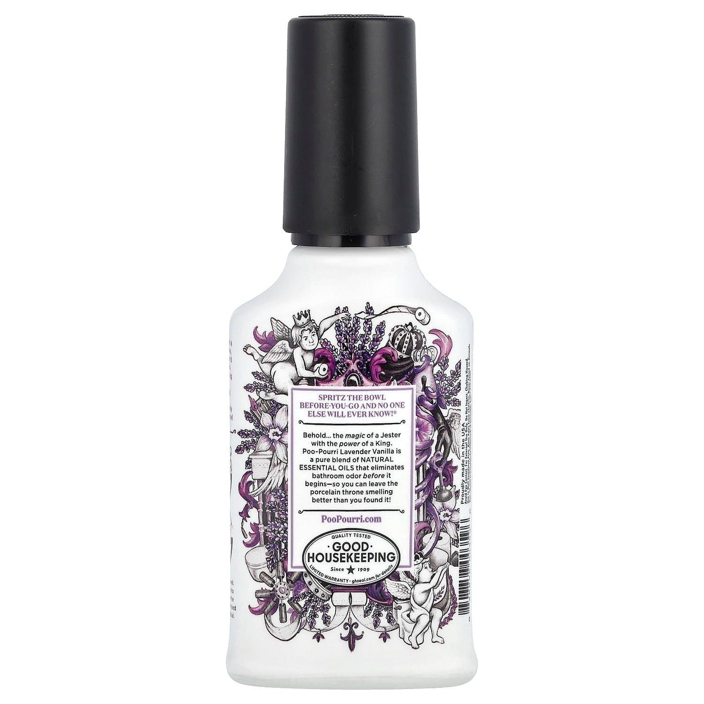 Poo-Pourri, Before-You-Go® Toilet Spray, Lavender Vanilla, 4 fl oz (118 ml) - Image 2