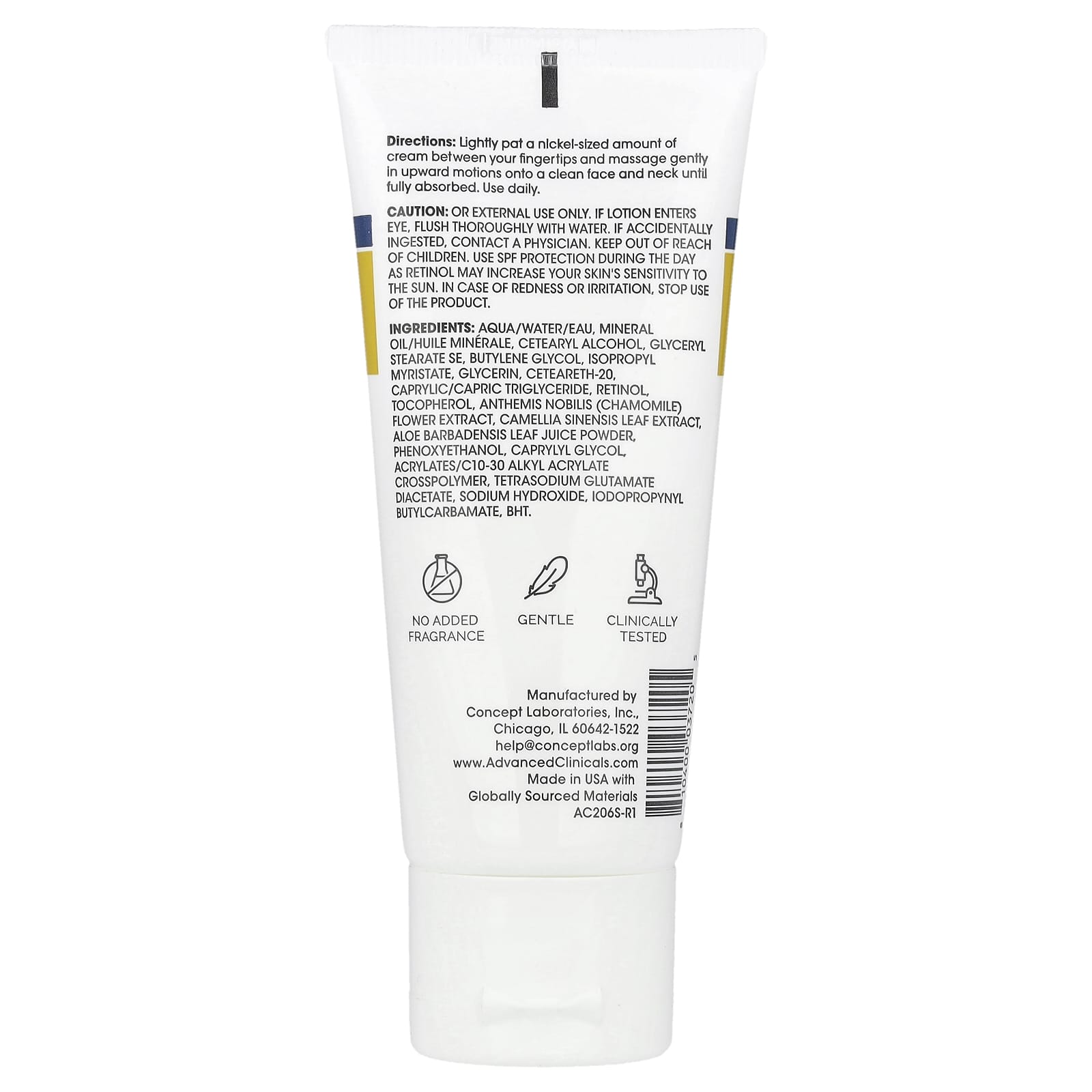 Retinol Advanced Firming Cream by Advanced Clinicals - Anti-Aging Moisturizer - Image 2