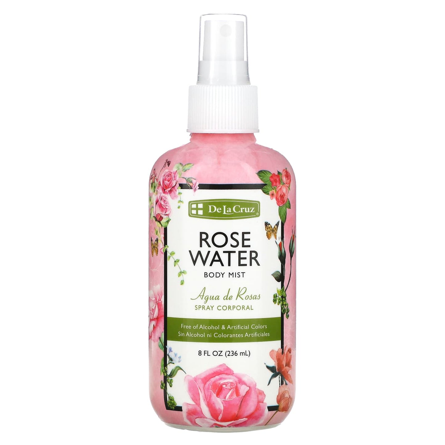 Luxurious Rose Water Body Mist by De La Cruz - 8 fl oz (236 ml) - Image 1