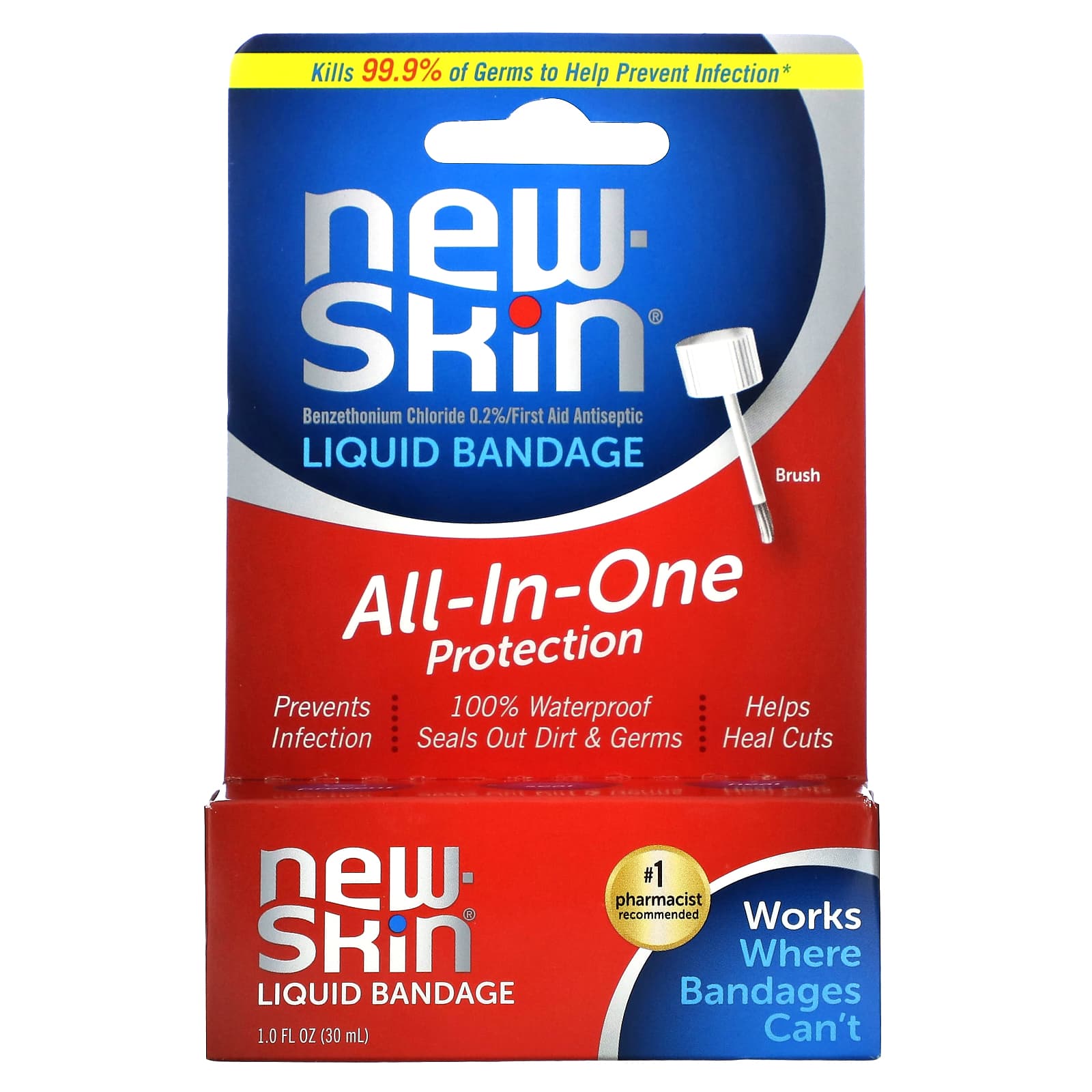 New Skin, Liquid Bandage, 1 fl oz (30 ml) - Image 1