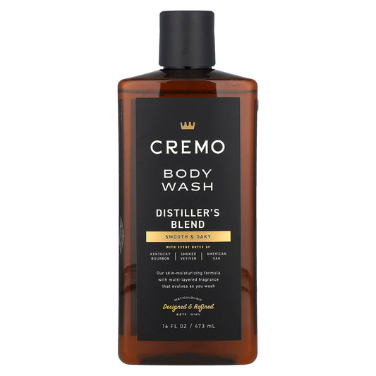 Cremo Body Wash, Distiller's Blend, Moisturizing & Fragrant, 16 fl oz - Image 1
